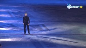 Евгений Плющенко выступил на юбилее Алексея Мишина