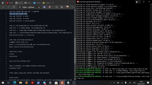 WSL2 Ubuntu GUI | WSL 2 Remote Control смотреть онлайн