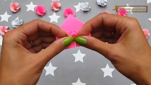 Цветы из бумаги! Как сделать розу оригами.