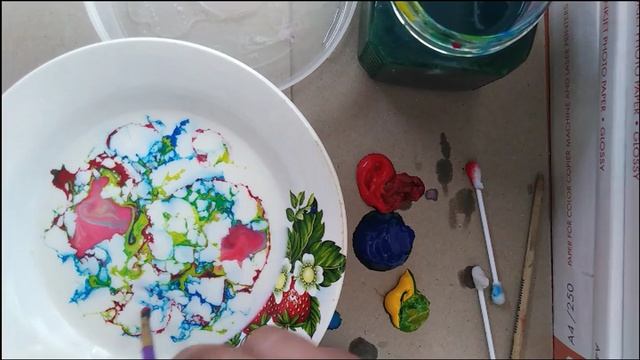 эбру 2 - рисуем красками на молоке