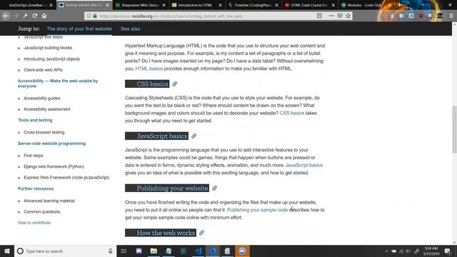 LWD 0.02 - Getting Started with the Web overview - MDN (Mozilla Developer Network) | w3Develops