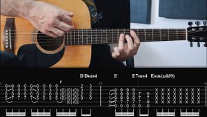 Led Zeppelin - Ramble On (Acoustic Guitar lesson with TAB)