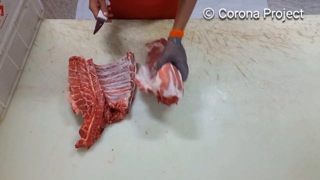 Занятие 4. Обвалка шейной части свиной полутуши. Школа Мясников - Corona Project