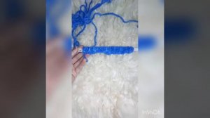 Детский плед из пряжи Alize Softy Plus ombre batik