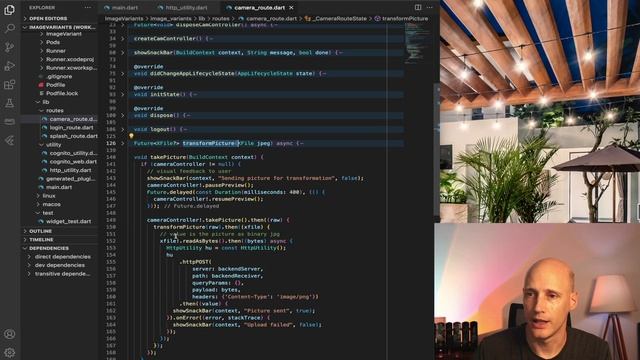 Camera in a Flutter App: Taking a picture with the camera and uploading it to the AWS Cloud backend смотреть онлайн