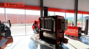 Теплогенератор ТГВ-250 в выставочном зале TEPLO!