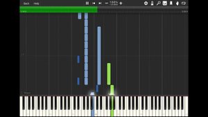 Godzilla Appears In Nemuro Piano Tutorial - Synthesia