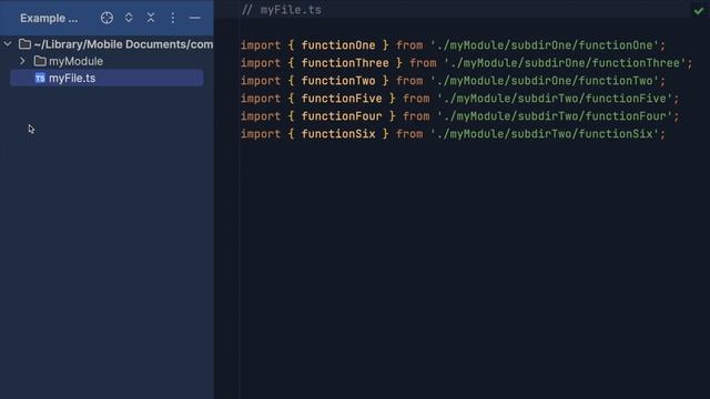 Better TypeScript Module Organization | TypeScript Snippets #1 смотреть онлайн