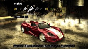 NFS Most Wanted 2005: Porsche Carrera GT Customization