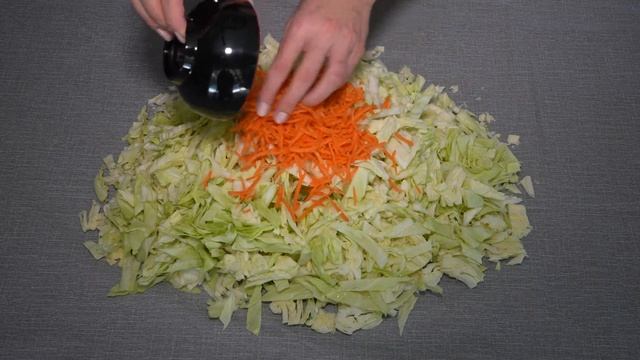 CABBAGE SALAD! Классический рецепт капусты. (4К Video)