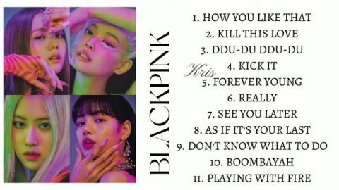 Playlist BLACKPINK/2022