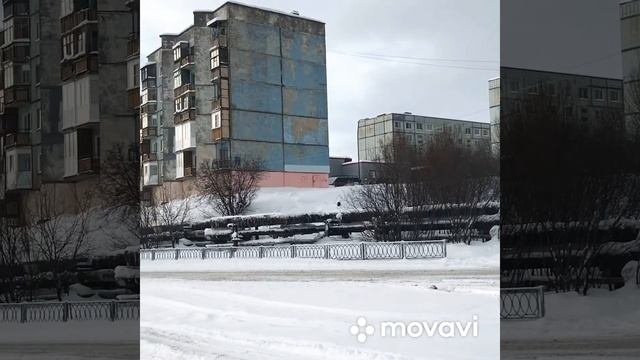 Город Мурманск,район Росляково/06.02.2021/Территория у ДК,завода/Стадион на Приморской.