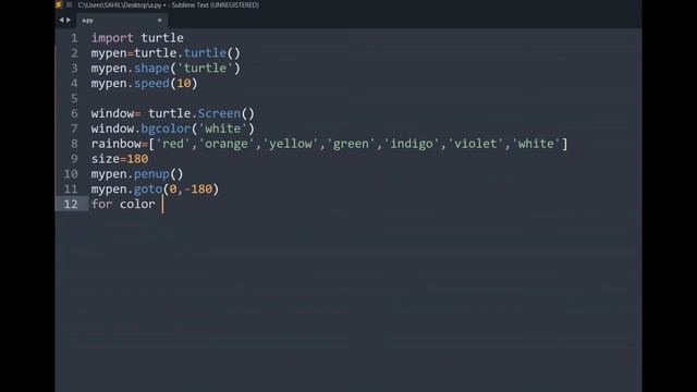 creating a HALO like structure using turtle in python смотреть онлайн