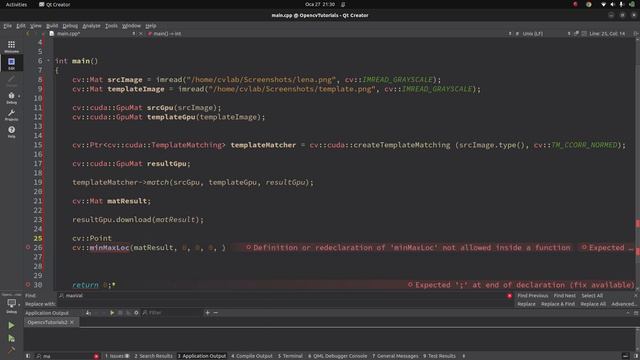 OPENCV & C++ TUTORIALS - 125 | createTemplateMatching() | OpenCV Template matching with Cuda