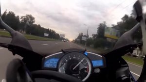 На Байке По Городу,в Отсечку 285 км/ч !!!