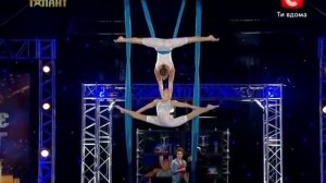 Україна має талант 5.Воздушные акробаты