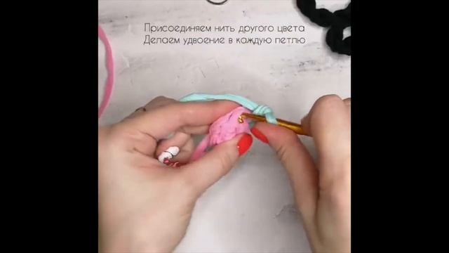 Мастер-класс уши для сумки-мыши. Вязание крючком. смотреть онлайн