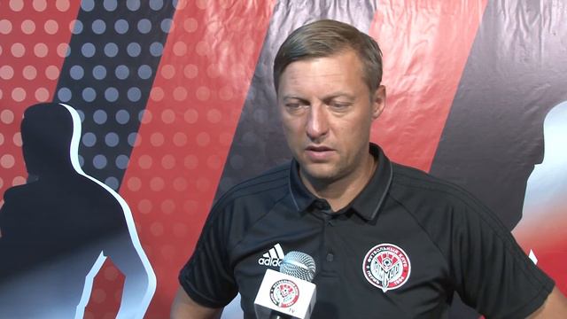 Послематчевое интервью Робертаса Пошкуса смотреть онлайн