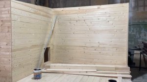 Обзор готового вольера с хозблоком и зимником