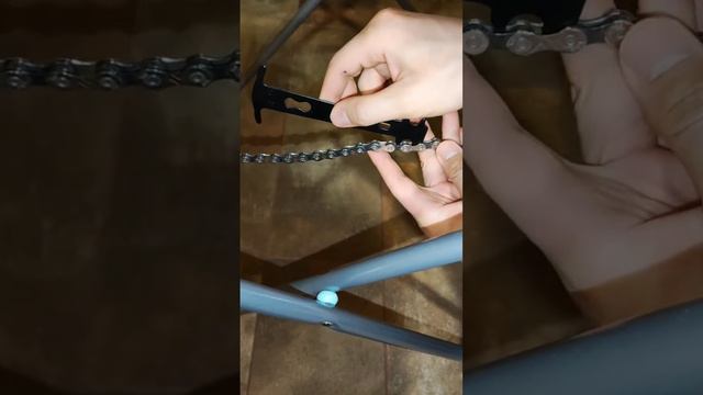 Измеритель износа цепи измеряет износ на цепях KMC смотреть онлайн