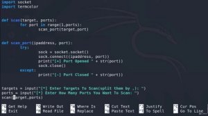 3  Coding a Portscanner in Python 3 part#35