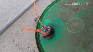 Триммер из угловой шлеф машинки ( болгарки)