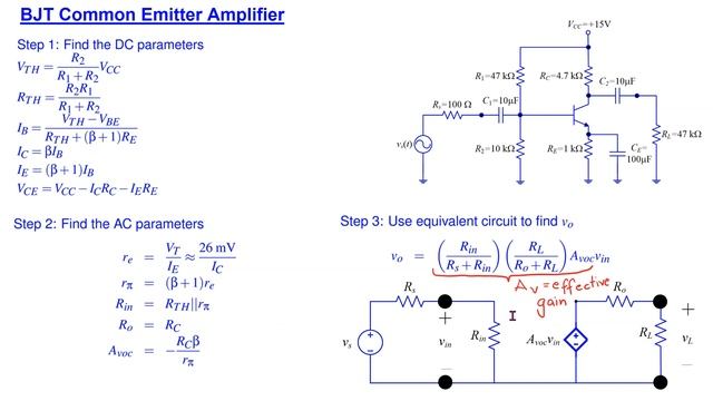 Introduction to PySpice (Python) for Simulating BJT Common Emitter and Common Collector Amplifiers
