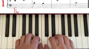 March of the Gnomes, John Thompson`s easiest piano course, part 1