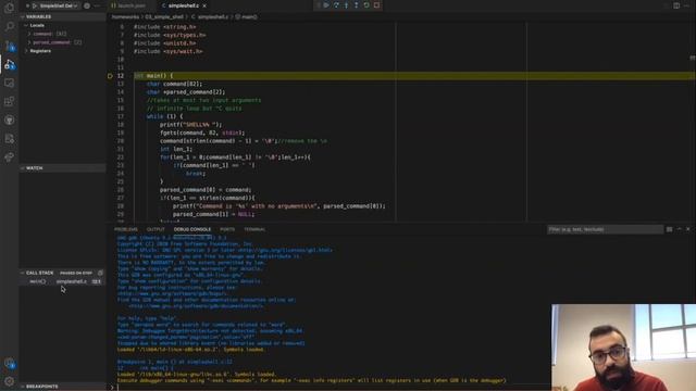 Debugging in VSCode смотреть онлайн