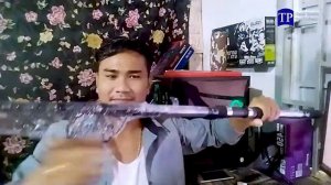 ទិញ Fishing Rod 4.5cm ពីចិន / Carbon Telescope surfing Long rod Review and Unbox 2022