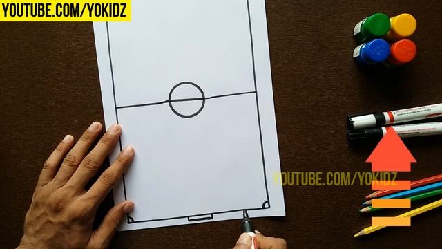 HOW TO DRAW FOOTBALL GROUND смотреть онлайн