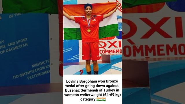 Lovlina Borgohain wins Bronze medal in Women's Boxing  #tokyoolympics2020 #lovlinnaborgohain #short