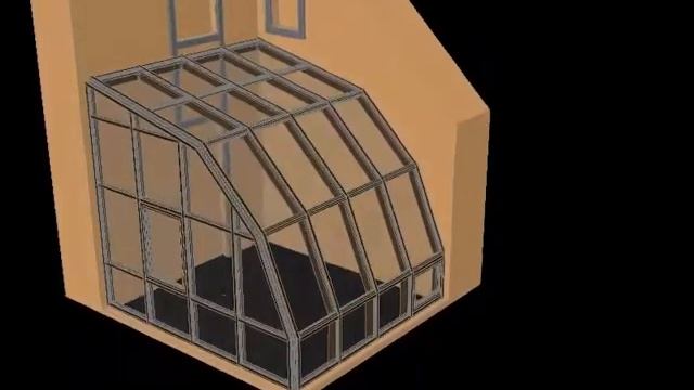 Зимний Сад от ОРИОН-СТРОЙ 3D (Шаганино) смотреть онлайн