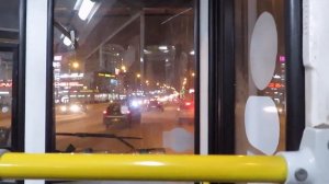 Поездка на троллейбусе  Тролза-5275.03 «Оптима» № 2350 по маршруту №9 в Казани . (28.12.2021)