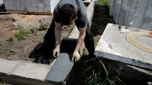 КЛАДКА БЛОКОВ СВОИМИ РУКАМИ / ПЕРВЫЙ РЯД /ДОМ МЕЧТЫ / ЧАСТЬ 4