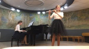 В. Попп _Венгерский танец №1_ Исполняет Шергина Варвара(флейта), Белякова Лиза(фортепиано)..mp4