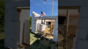 Миникран "Стройдом-16.5.3-250Р" подъём балки над воротами в гараж (вес около 180 кг.)