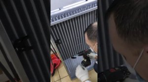 Установка термостата от замерзания калорифера
