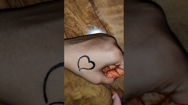 Small heart tattoo for beginners #viral #daily #tattoo #youtube #kktattooart #myart