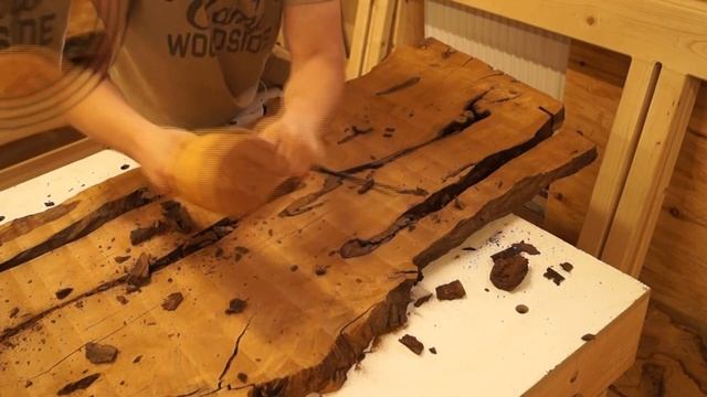 Барная столешница слэб с эпоксидной смолой ( часть 1) смотреть онлайн