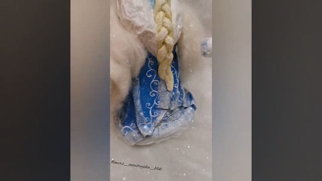 Ретро игрушки "Дед-мороз и снегурочка" flowers_anasteysha_blik