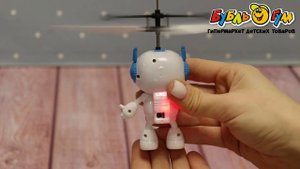 Робот летающий 1TOY Gyro-robot ифракрасный сенсор со светом акб в ассортименте