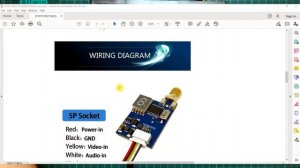 EWRF TS5823 Transmitter connection and data sheet Explanation