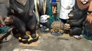 скульптуры из дерева   г костанай