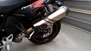 BMW F800 / F800R LeoVince LV ONE EVO II - Before / After (using a quality microphone)