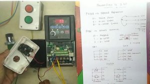 Allean-Bredly PowerFlex 4 & 40 VFD Potentiometer, Selector Switch, Start Stop pushbutton Wiring