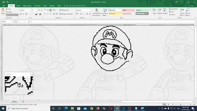 Convert Any Image Into Pixel Art in Excel