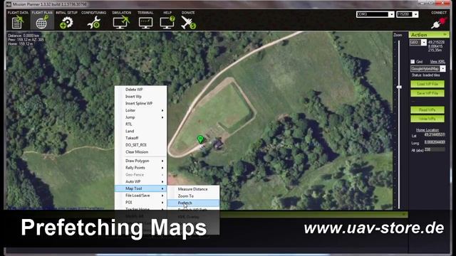 Prefetching Maps in Mission Planner for offline use смотреть онлайн