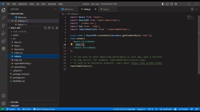Create a React Application using VSCode in 5 Minutes | 5分种用VSCode创建React例程 смотреть онлайн