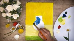 НАТЮРМОРТ ДЛЯ САМЫХ МАЛЕНЬКИХ. Ваза с цветами гуашью